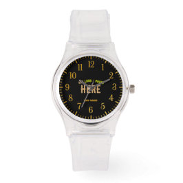 STIJLVOL MODERN  CLEAR GEVERIFIEERD BRANDED HORLOGE