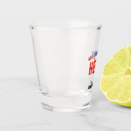 STIJLVOL MODERN  CLEAR GEVERIFIEERD BRANDED SHOT GLAS (Links)