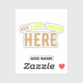 STIJLVOL MODERN CLEAR GEVERIFIEERD BRANDED STICKER (Vel)