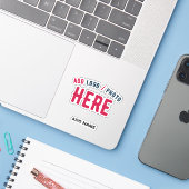 STIJLVOL MODERN  CLEAR GEVERIFIEERD BRANDED STICKER (Laptop met iPhone)