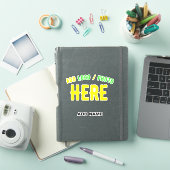 STIJLVOL MODERN  CLEAR GEVERIFIEERD BRANDED STICKER (iPad Cover)