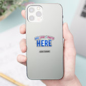 STIJLVOL MODERN CLEAR GEVERIFIEERD BRANDED STICKER (Telefoon)