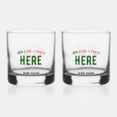 STIJLVOL MODERN  CLEAR GEVERIFIEERD BRANDED WHISKY GLAS (Achterkant)