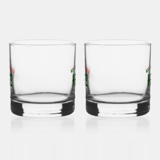 STIJLVOL MODERN  CLEAR GEVERIFIEERD BRANDED WHISKY GLAS (Links)