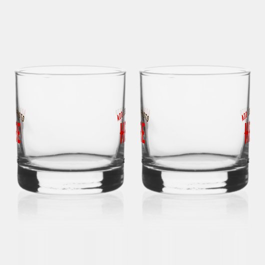 STIJLVOL MODERN  CLEAR GEVERIFIEERD BRANDED WHISKY GLAS (Rechts)