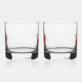 STIJLVOL MODERN  CLEAR GEVERIFIEERD BRANDED WHISKY GLAS (Links)