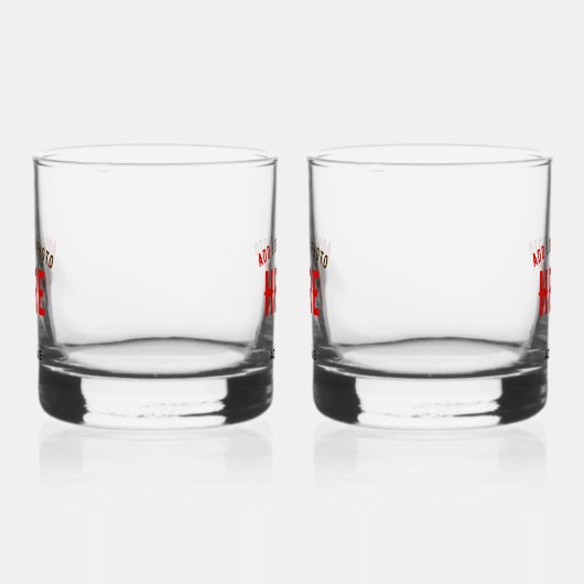STIJLVOL MODERN  CLEAR GEVERIFIEERD BRANDED WHISKY GLAS (Links)