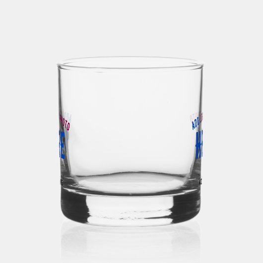 STIJLVOL MODERN  CLEAR GEVERIFIEERD BRANDED WHISKY GLAS (Rechts)