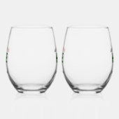 STIJLVOL MODERN CLEAR GEVERIFIEERD BRANDED WIJNGLAS ZONDER VOET (Rechts)