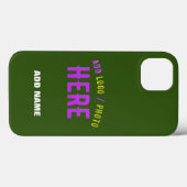 STIJLVOL MODERN CUSTOM FOREST GROEN GEVERIFIEERD M Case-Mate iPhone CASE (Achterkant (horizontaal))