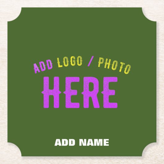 STIJLVOL MODERN CUSTOM FOREST GROEN GEVERIFIEERD M KARTONNEN ONDERZETTERS (Voorkant)