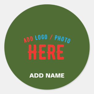 STIJLVOL MODERN CUSTOM FOREST GROEN GEVERIFIEERD M RONDE STICKER