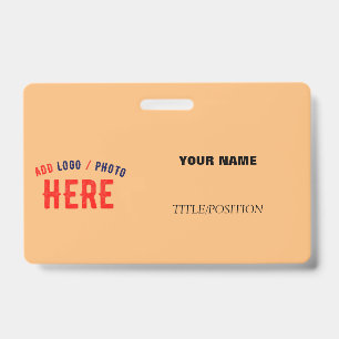 STIJLVOL MODERN CUSTOM PEACH SINAASAPPEL GEVERIFIE BADGE