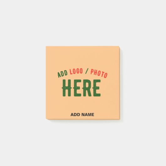 STIJLVOL MODERN CUSTOM PEACH SINAASAPPEL GEVERIFIE POST-IT® NOTES (Voorkant)
