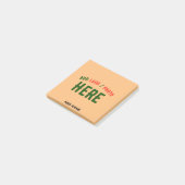 STIJLVOL MODERN CUSTOM PEACH SINAASAPPEL GEVERIFIE POST-IT® NOTES (Schuin)