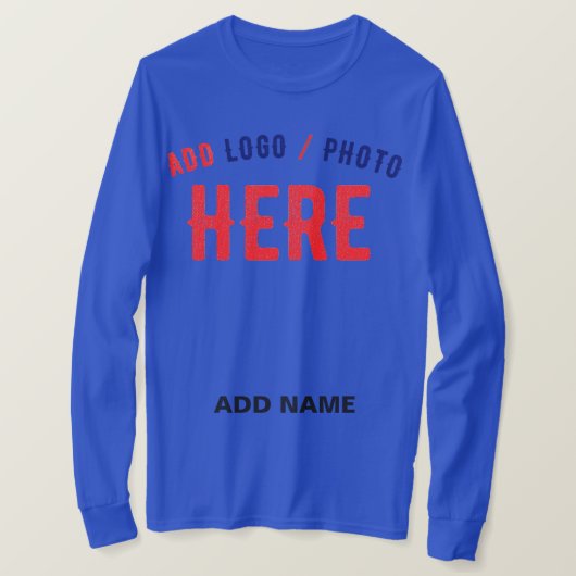 STIJLVOL MODERN DEEP ROYAL BLUE MERK T-SHIRT (Design voorkant)