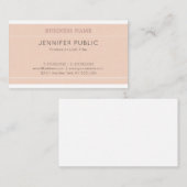 Stijlvol, modern design stijlvol, luxe rendy visitekaartje (Voorkant / Achterkant)