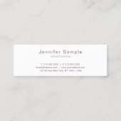 Stijlvol modern design, stijlvol, stijlvol design mini visitekaartje (Achterkant)