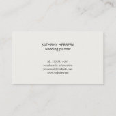 Stijlvol modern design visitekaartje (Achterkant)