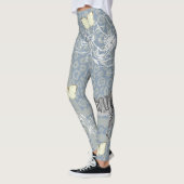 Stijlvol, modern, eclectisch  blauw grijs leggings (Links)