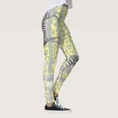 Stijlvol modern Eclectisch Geel Leggings (Rechts)