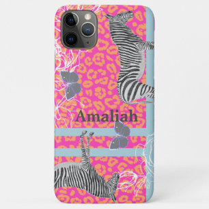 Stijlvol, modern, eclectisch, lichtroze Oranje bla Case-Mate iPhone Case