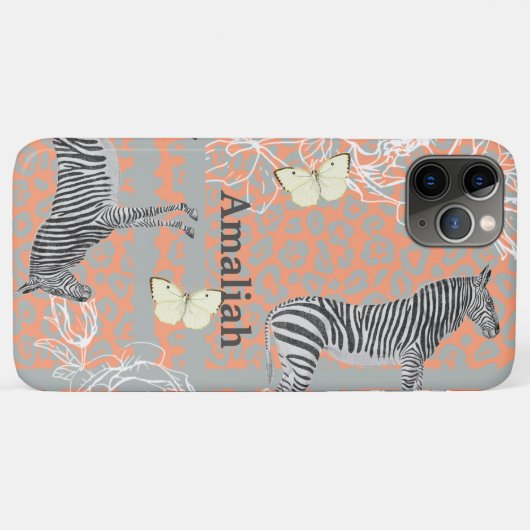 Stijlvol modern Eclectisch Oranje Geel Case-Mate iPhone Case (Achterkant (horizontaal))