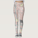 Stijlvol modern eclectisch pastolroze grijs leggings<br><div class="desc">Stijlvolle en moderne smokkels zijn voorzien van een chic bohemian eclectic design met zebra's,  vlinders,  luipsplaten en bloemkool in pastelroze en grijs en een elegant zwart-wit vinkje. Exclusief voor u ontworpen door Happy Dolphin Studio.</div>