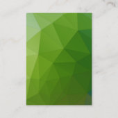 Stijlvol Modern Elegant Grijs Groen Stripe Creatie Visitekaartje (Achterkant)