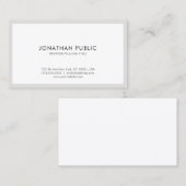 Stijlvol, modern, elegant minimalistisch graceful visitekaartje (Voorkant / Achterkant)