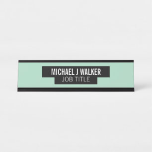 Stijlvol & modern - Elke kleur - Borded Bureau Naambordje