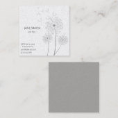 Stijlvol, modern en aanpasbaar vierkante visitekaartje (Voorkant / Achterkant)