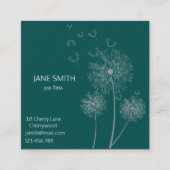 Stijlvol, modern en aanpasbaar vierkante visitekaartje (Voorkant)