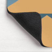 Stijlvol modern Geometric Blue Design Muismat (Hoek)