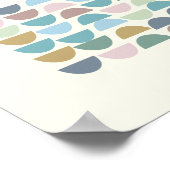 Stijlvol, modern Geometrisch MuurkunstPoster Poster (Hoek)