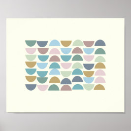 Stijlvol, modern Geometrisch MuurkunstPoster Poster