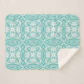 Stijlvol modern geometrisch ontwerp sherpa deken (Voorkant (horizontaal))