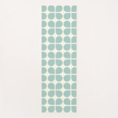 Stijlvol modern geometrisch patroon in Bleek blauw Yogamat (Voorkant)