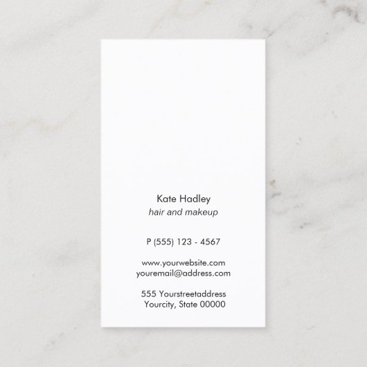 Stijlvol, modern Gold Striped Pattern Line Green Visitekaartje (Achterkant)