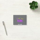 STIJLVOL MODERN GRIJS GEVERIFIEERD BRANDED POST-IT® NOTES (Kantoor)