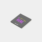 STIJLVOL MODERN GRIJS GEVERIFIEERD BRANDED POST-IT® NOTES (Schuin)