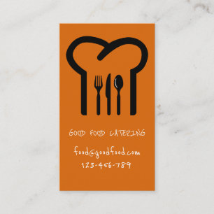 Stijlvol, modern heupcatering visitekaartje