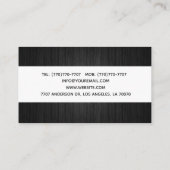 Stijlvol modern houten timmerwerk Visitekaartje (Achterkant)