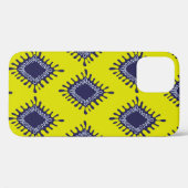 Stijlvol modern ikat tribaal naadloos patroon Case-Mate iPhone case (Achterkant (horizontaal))