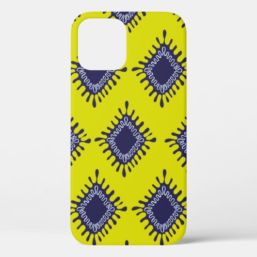 Stijlvol modern ikat tribaal naadloos patroon Case-Mate iPhone case (Achterkant)