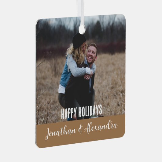 Stijlvol, modern kerstfeest creëer je eigen metalen ornament (Voorkant Rechts)