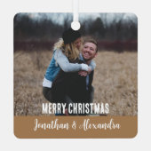 Stijlvol, modern kerstfeest creëer je eigen metalen ornament (Achterkant)