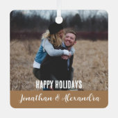 Stijlvol, modern kerstfeest creëer je eigen metalen ornament (Voorkant)