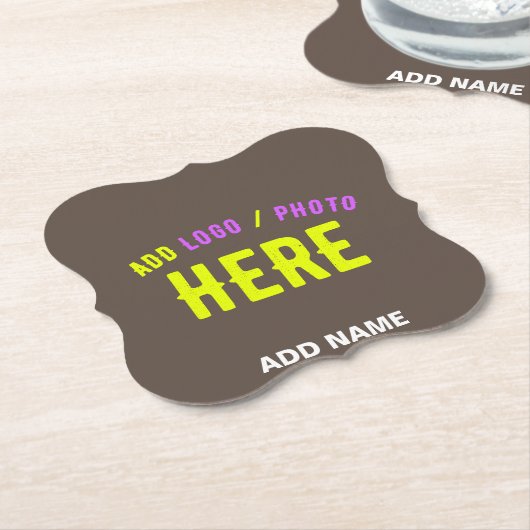 STIJLVOL MODERN  KOFFIE GEVERIFIEERD MERK KARTONNEN ONDERZETTERS (Gekanteld)