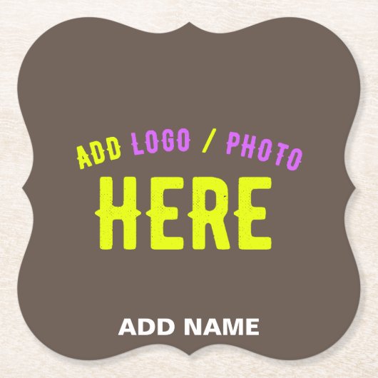 STIJLVOL MODERN  KOFFIE GEVERIFIEERD MERK KARTONNEN ONDERZETTERS (Voorkant)